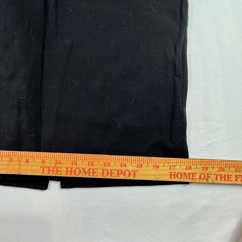 Vintage Agnona Black Wool Blend Pencil Skirt Made in Italy sz 44 Italy 8 US - Picture 5 of 7